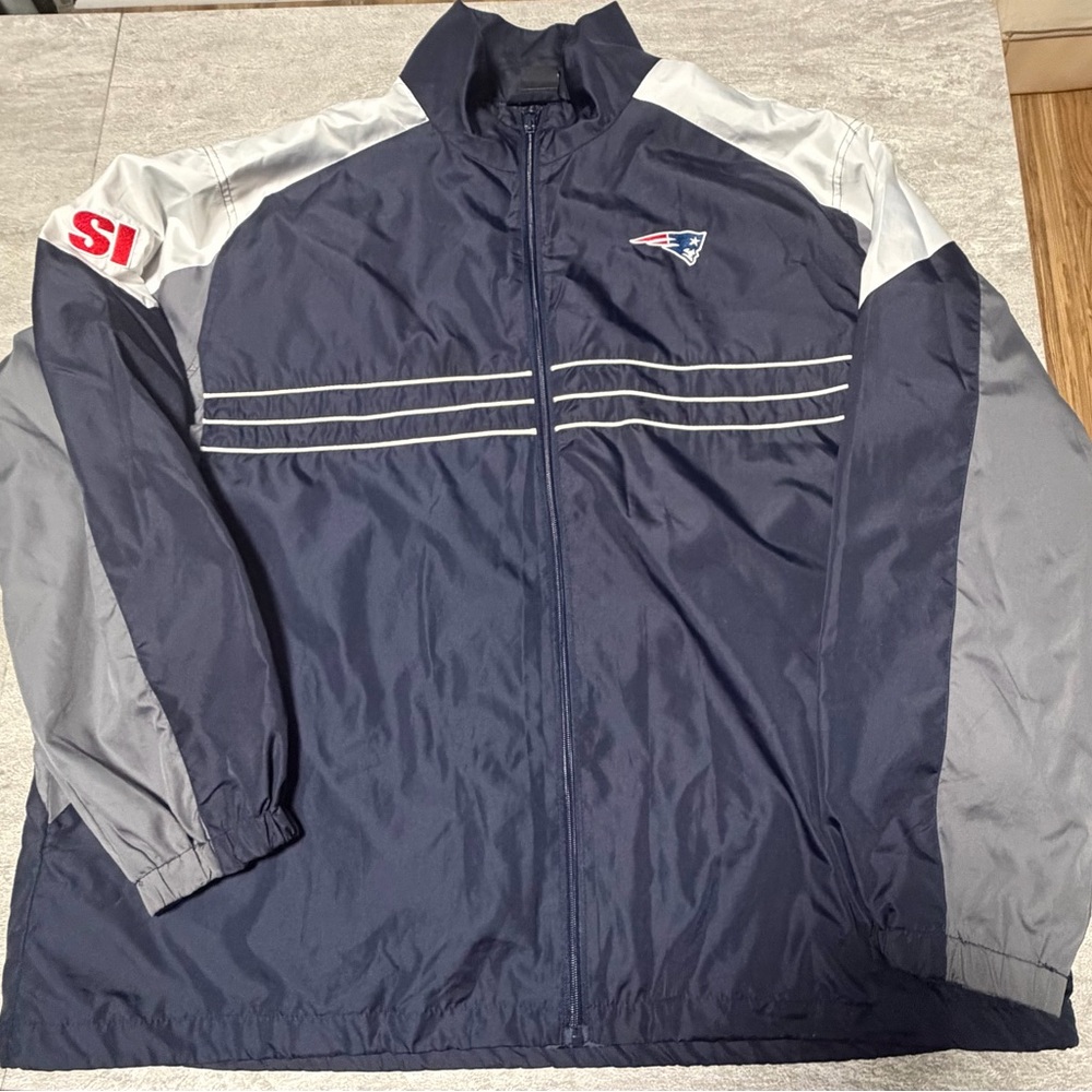 New England Patriots windbreaker jacket SI NFL Team Apparel collection Size 2XL